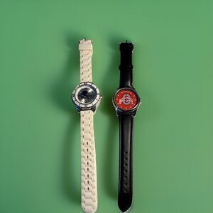 WATCHES Bundle Of Two (2) Ohio State & Football Helmet Gametime Brand GUC